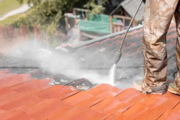 Démoussage de toiture sale dans le Tarn