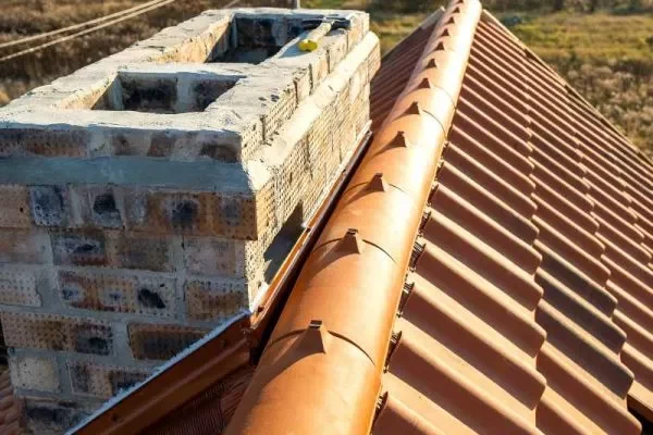 Mise en place de faîtage